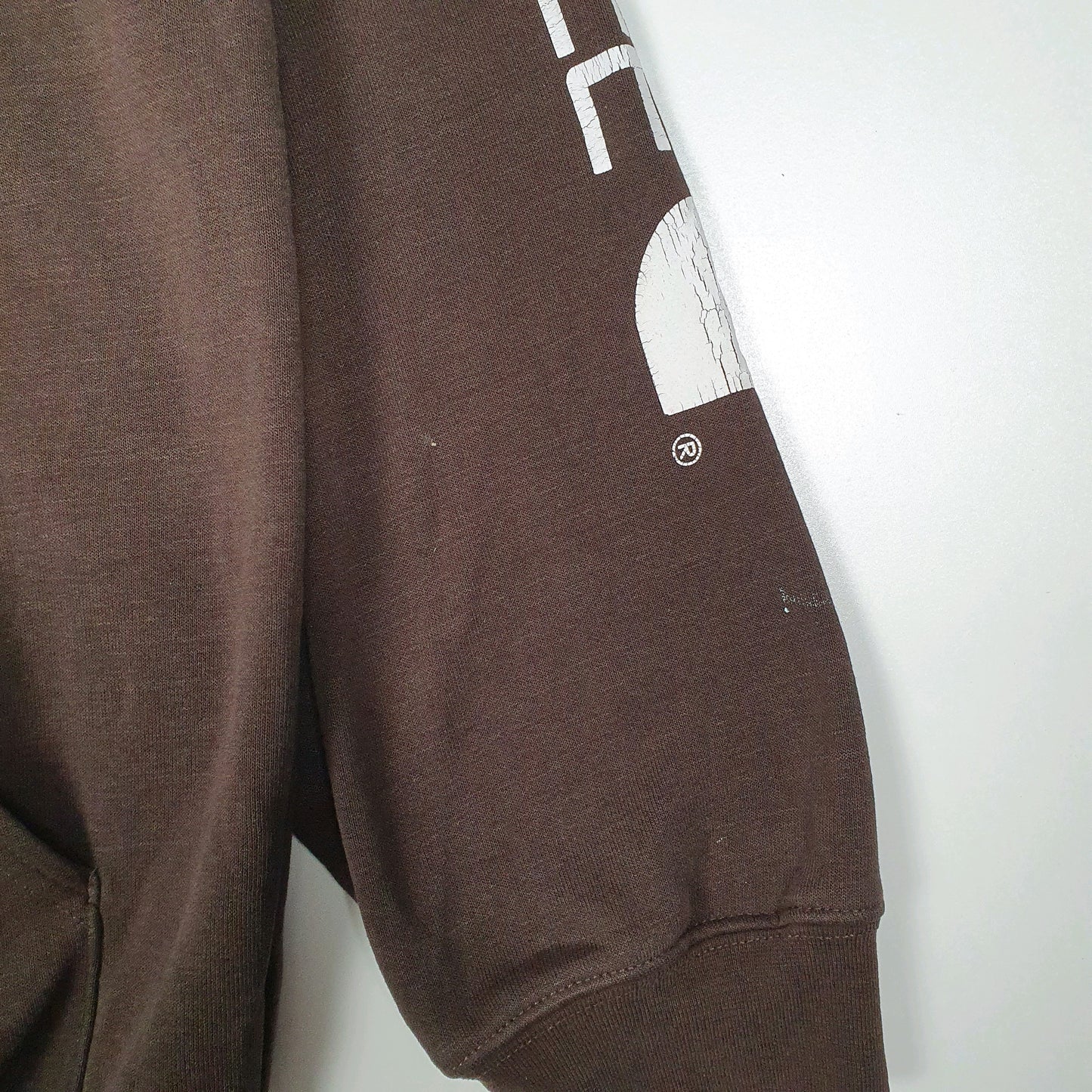 Mens Brown Carhartt Vintage 2000s Hoodie Jumper