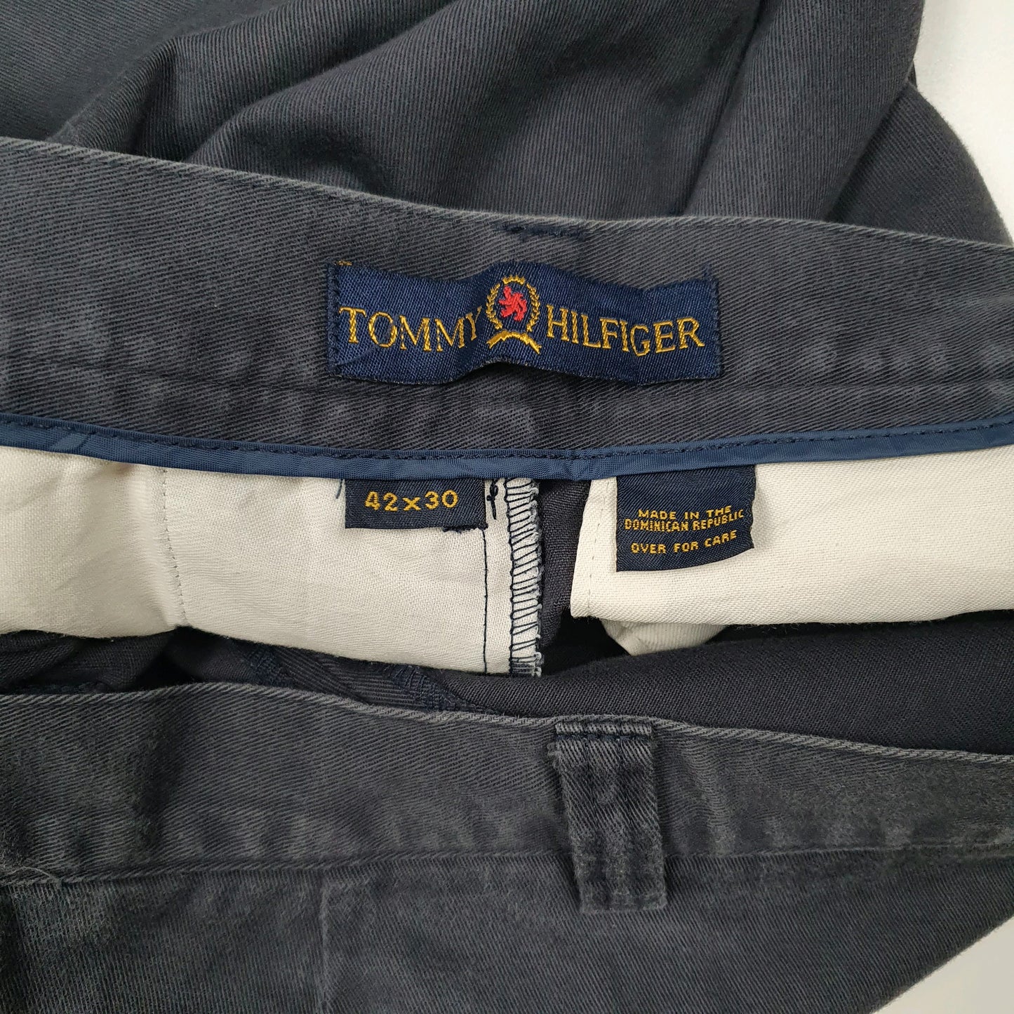 Mens Navy Tommy Hilfiger Vintage 90s  Trousers
