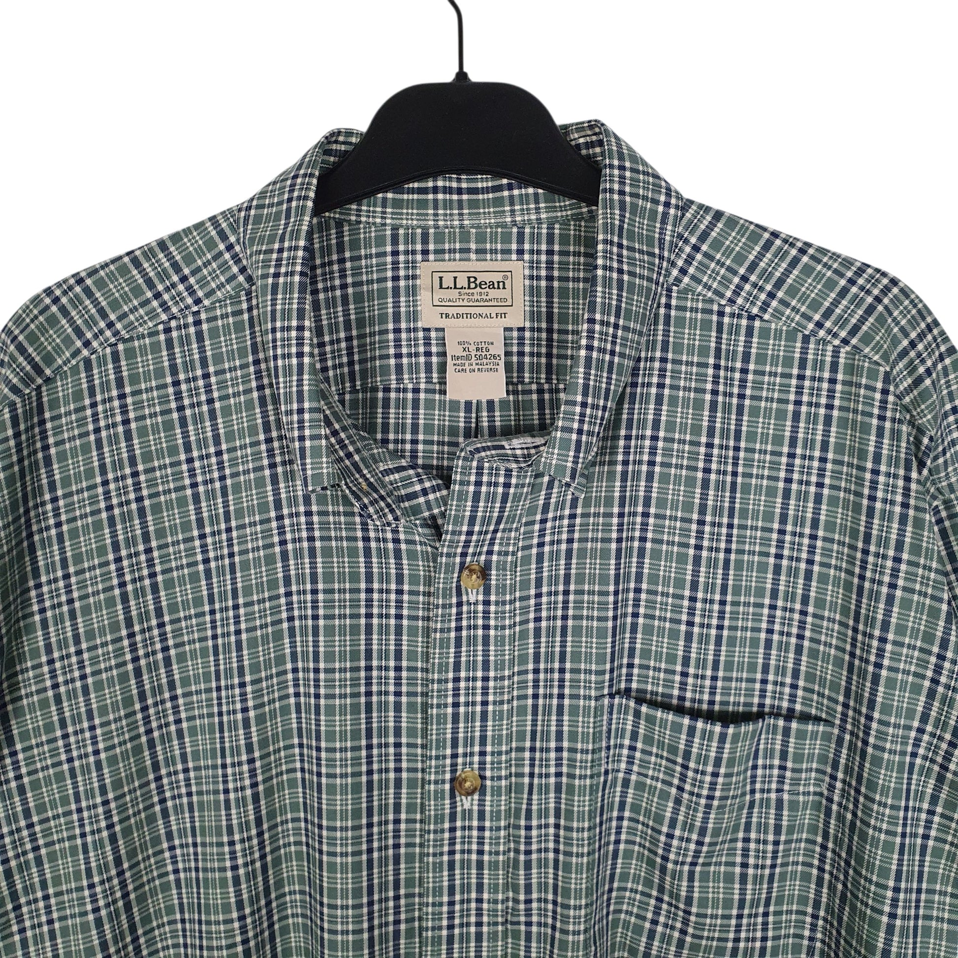 Mens Green L.L.Bean   Shirt