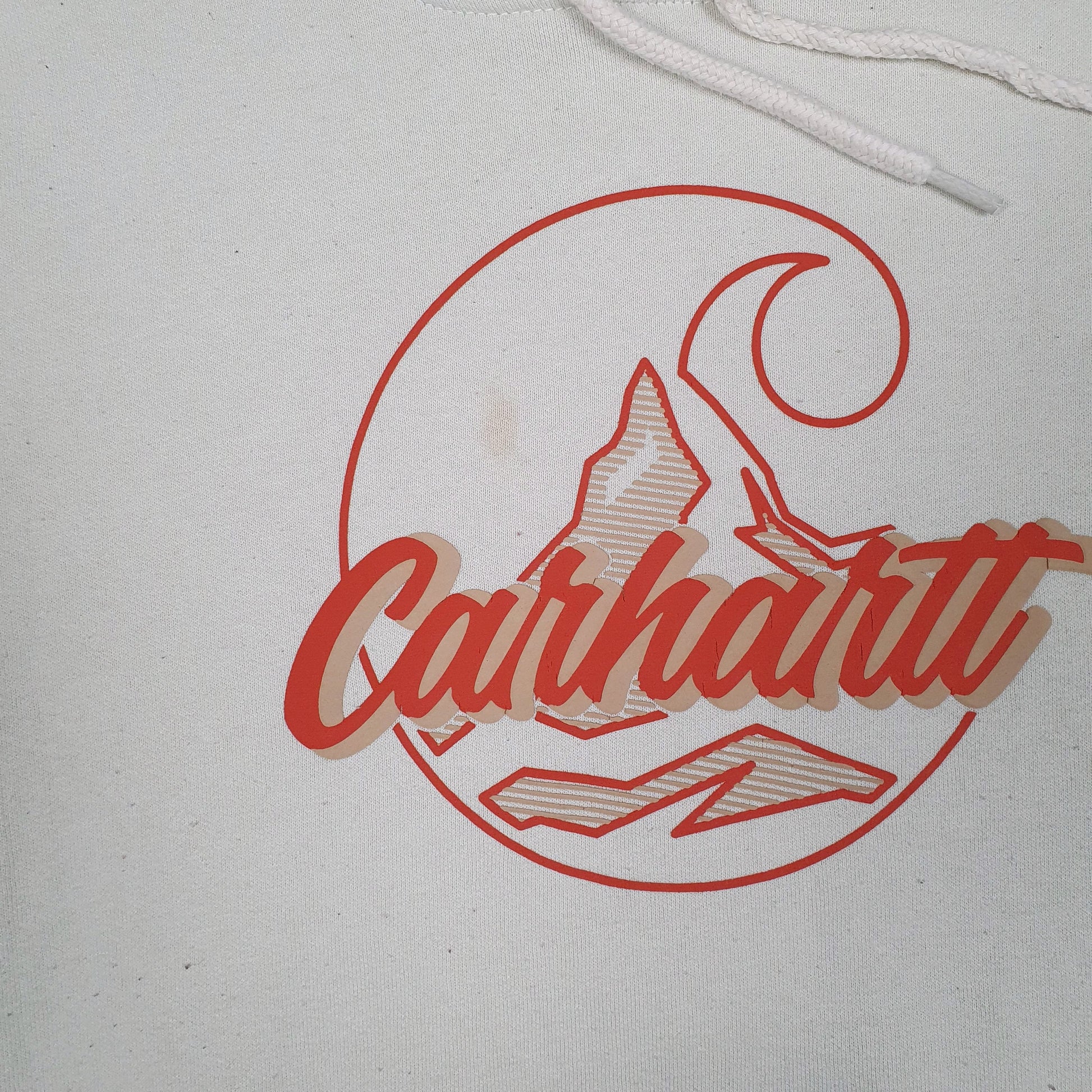 Womens Cream Carhartt  Hoodie Jumper