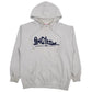 Mens Grey Quicksilver Spellout Hoodie Jumper