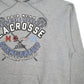 Mens Grey Champion NCAA Lacrosse Hoodie Jumper