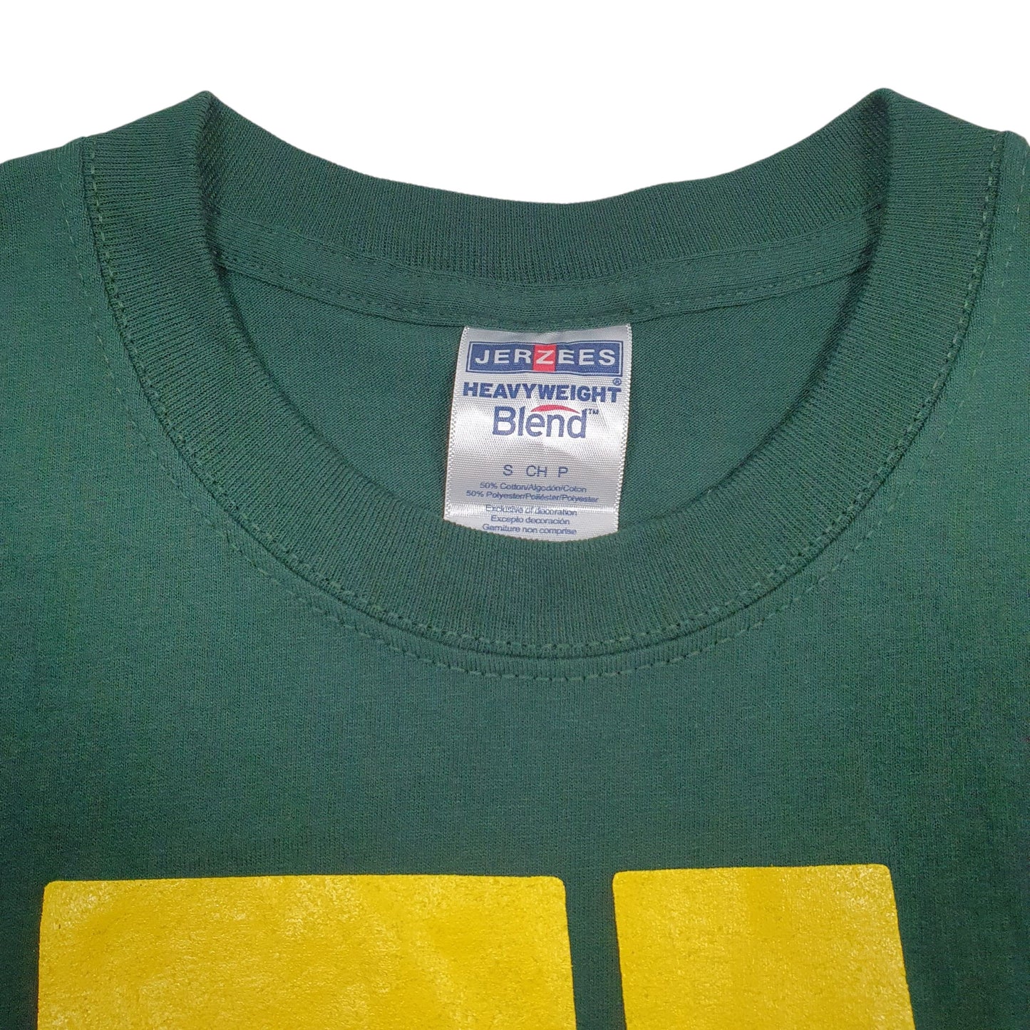 Mens Green Jerzees   T Shirt