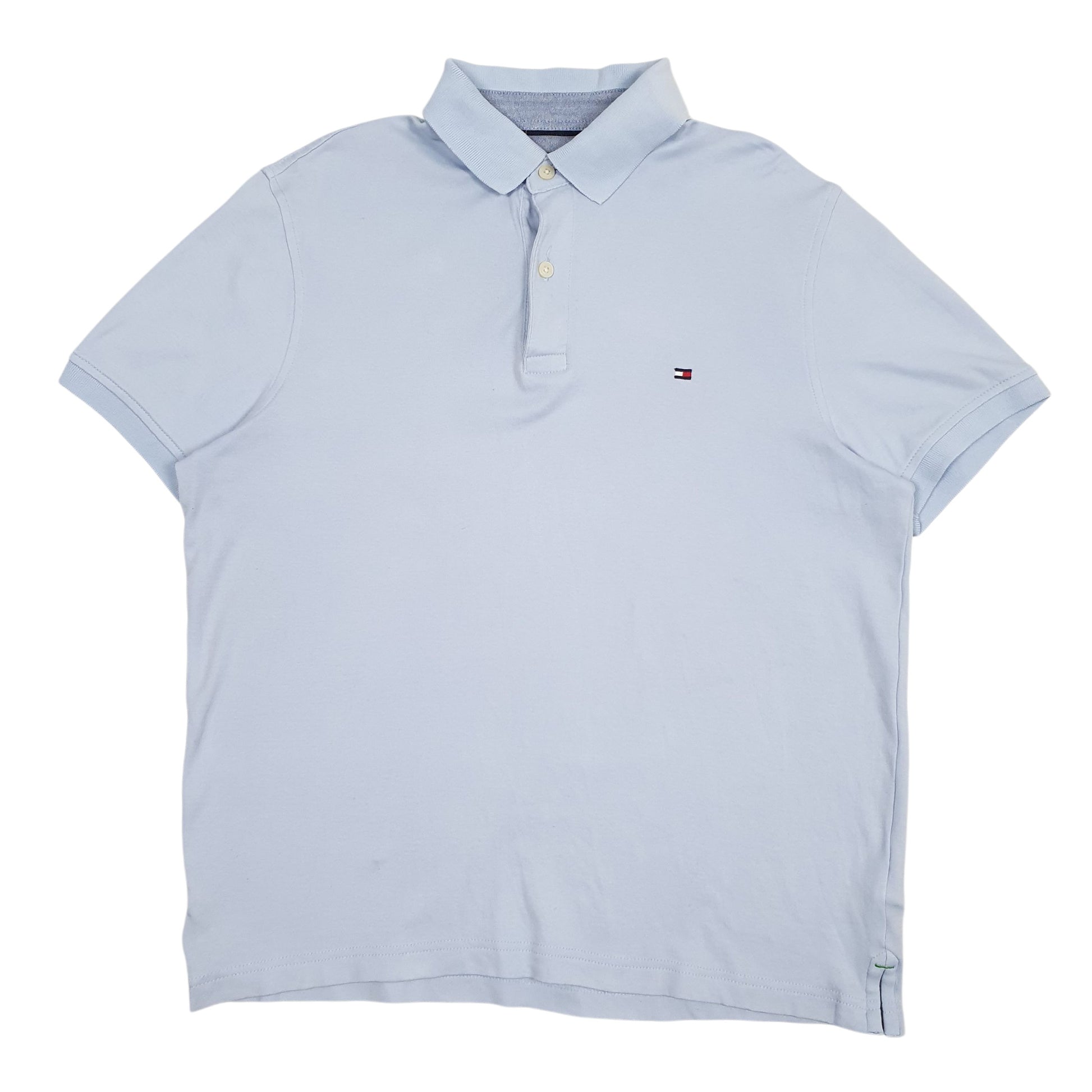 Mens Blue Tommy Hilfiger  Short Sleeve Polo Shirt