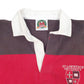 Mens Red Barbarian Rugby Hoodie Polo Shirt
