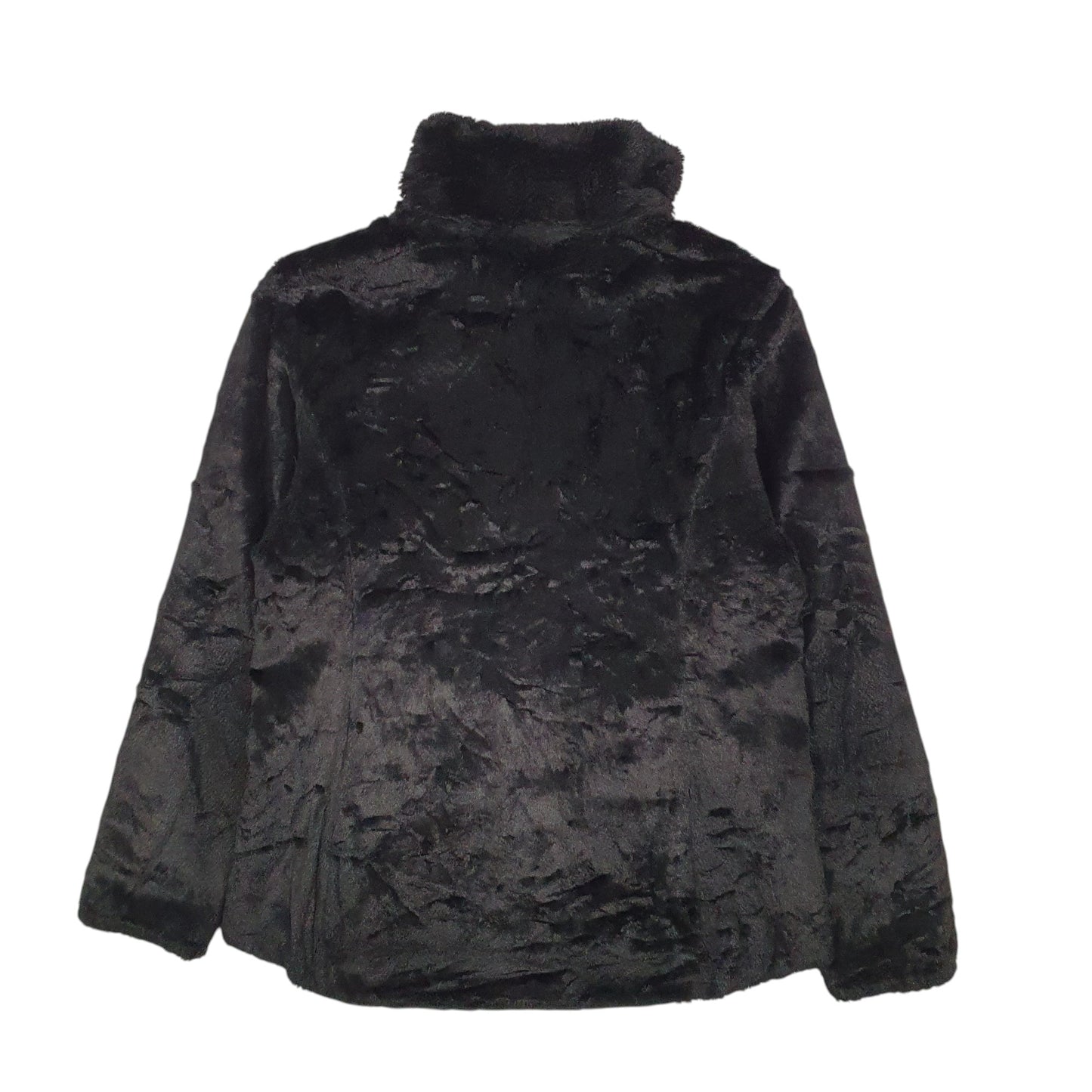 Womens Black The North Face Fluffy Reversible Hoodie Coat