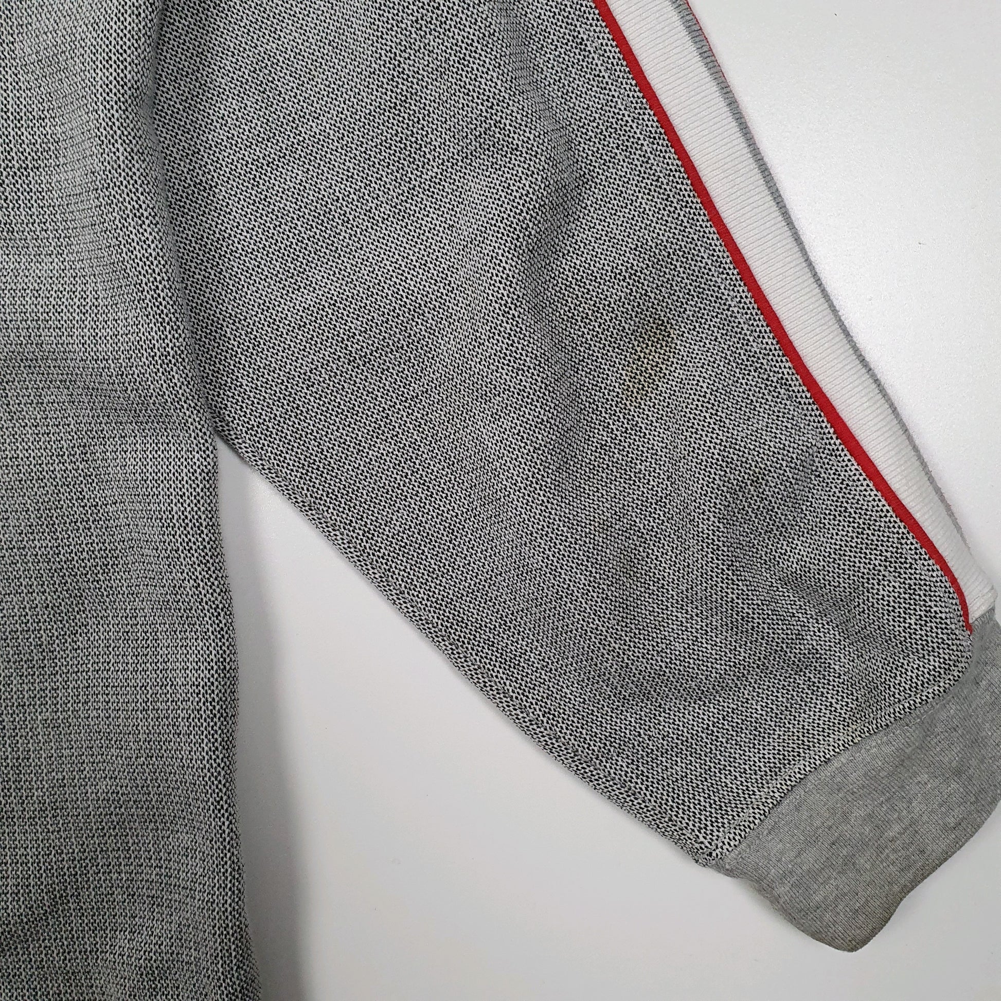 Mens Grey Starter Ohio State Buckeyes Crewneck Jumper