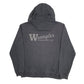Mens Grey Wrangler Hoodie Full Zip Jumper