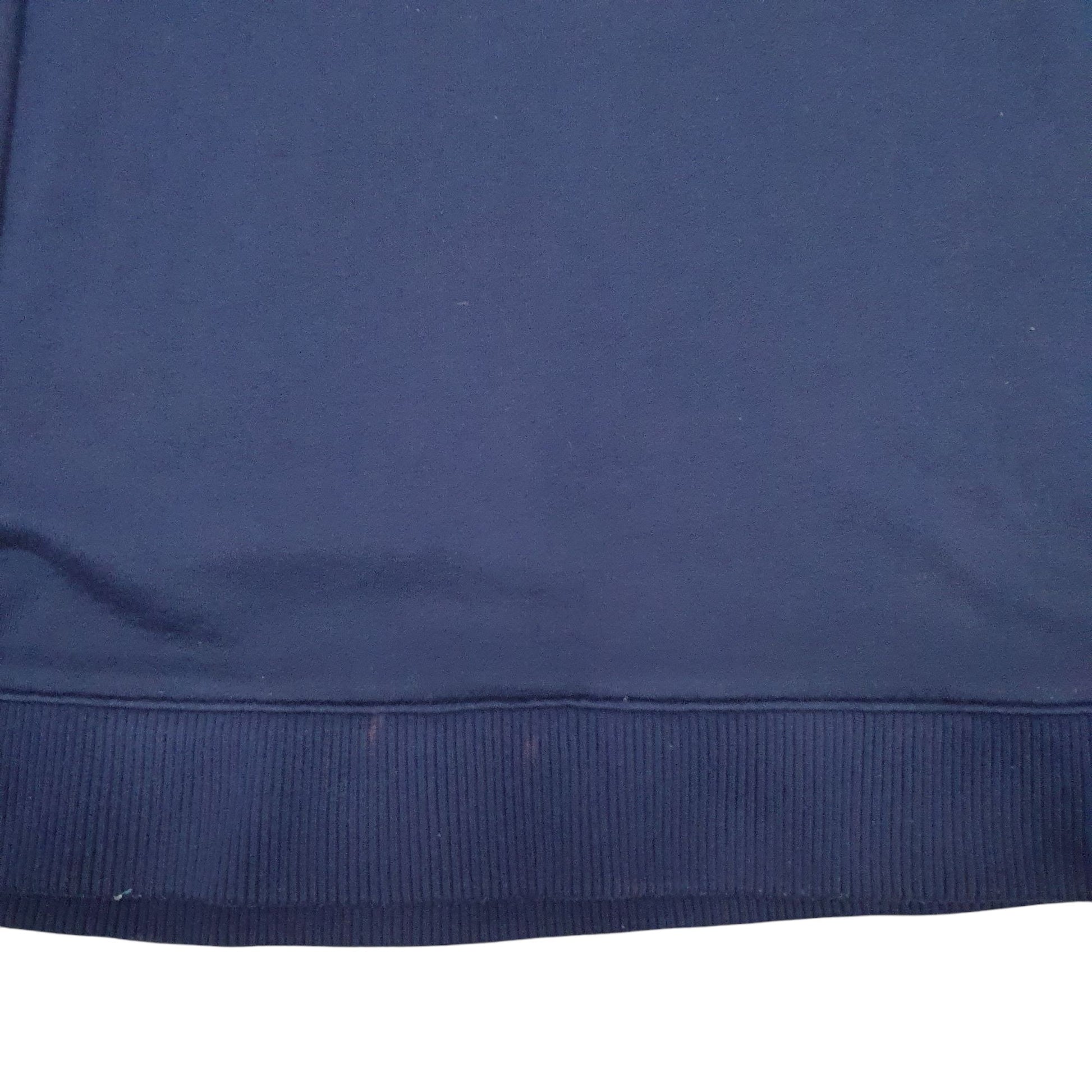 Mens Navy Fila Spellout Crewneck Jumper