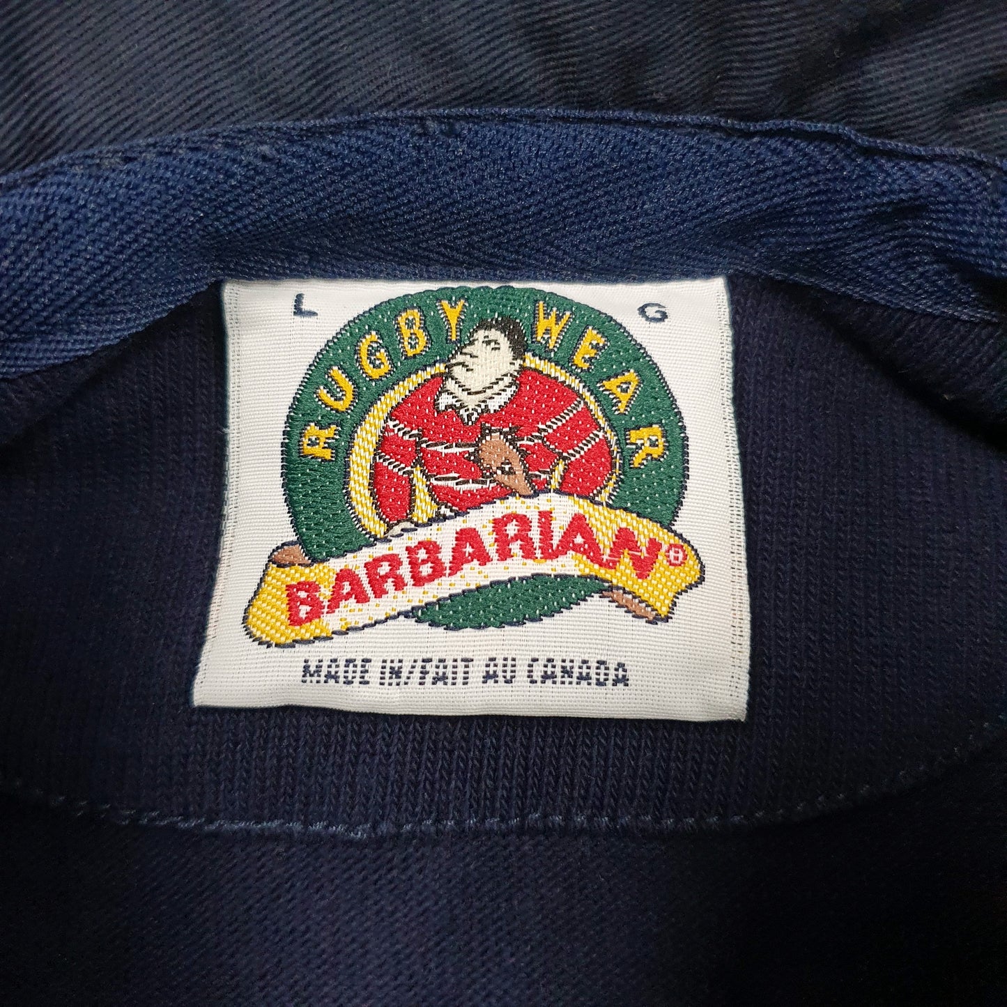 Mens Navy Barbarian   Polo Shirt