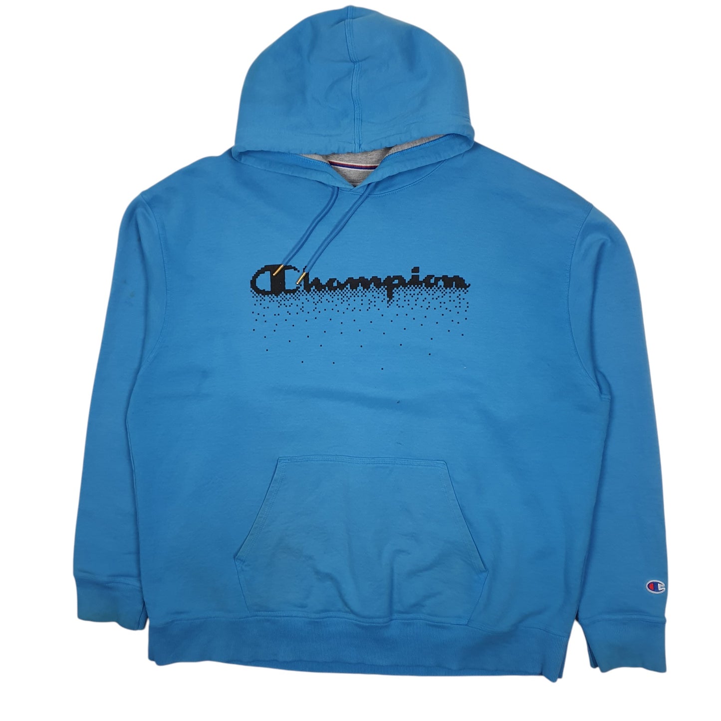 Mens Blue Champion  Hoodie Jumper