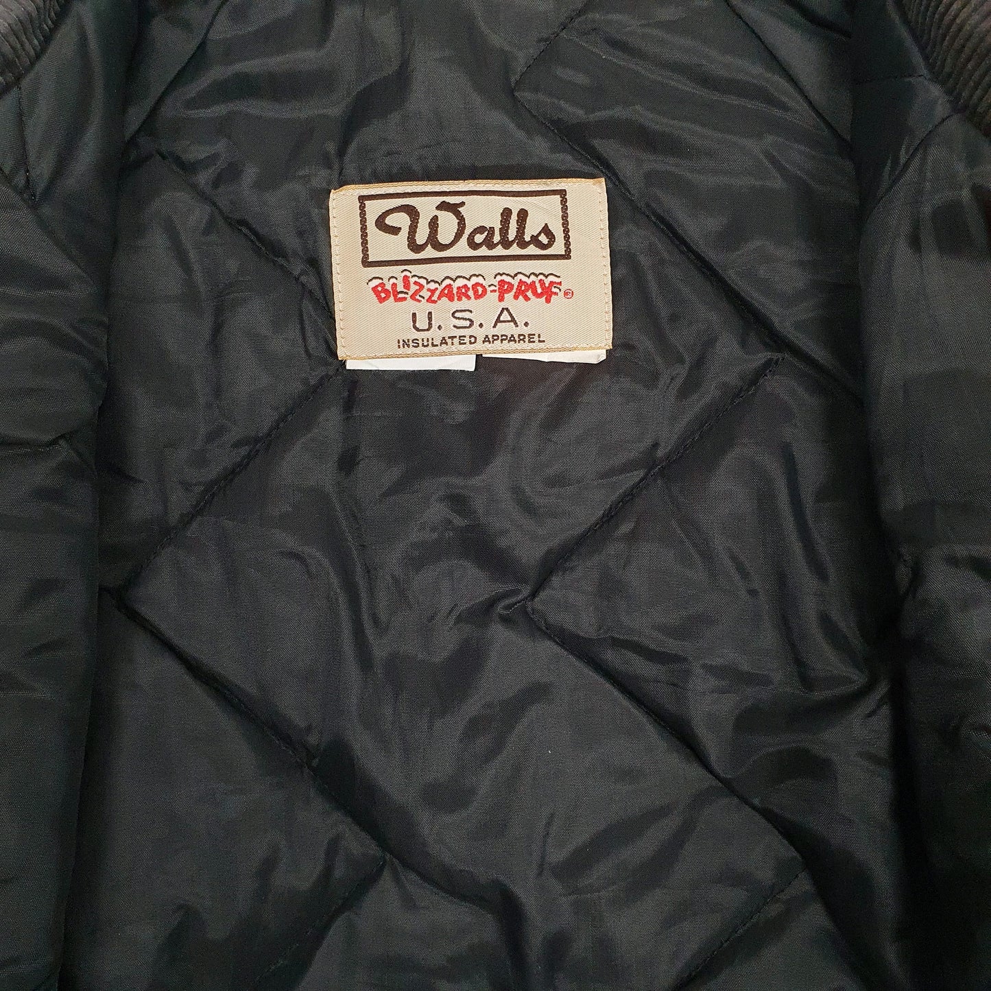 Mens Burgundy Walls Vintage 90s Crimson  Coat