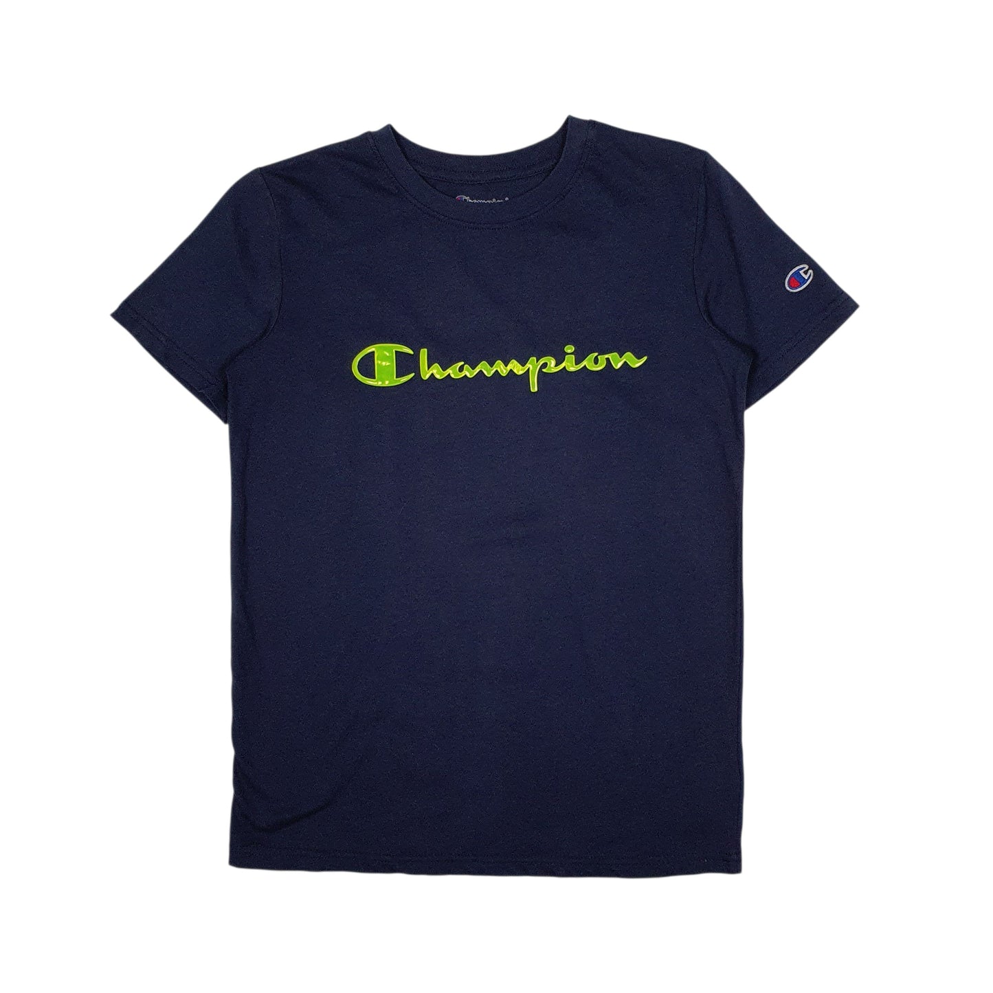 Mens Navy Champion  Short Sleeve T Shirt