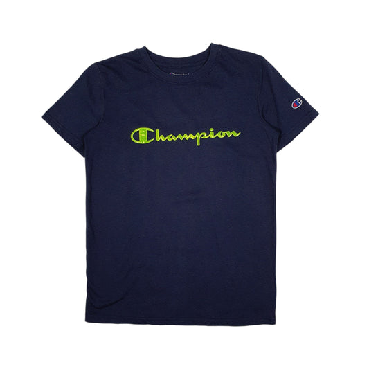 Mens Navy Champion  Short Sleeve T Shirt