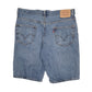 Mens Blue Levis 505  Shorts
