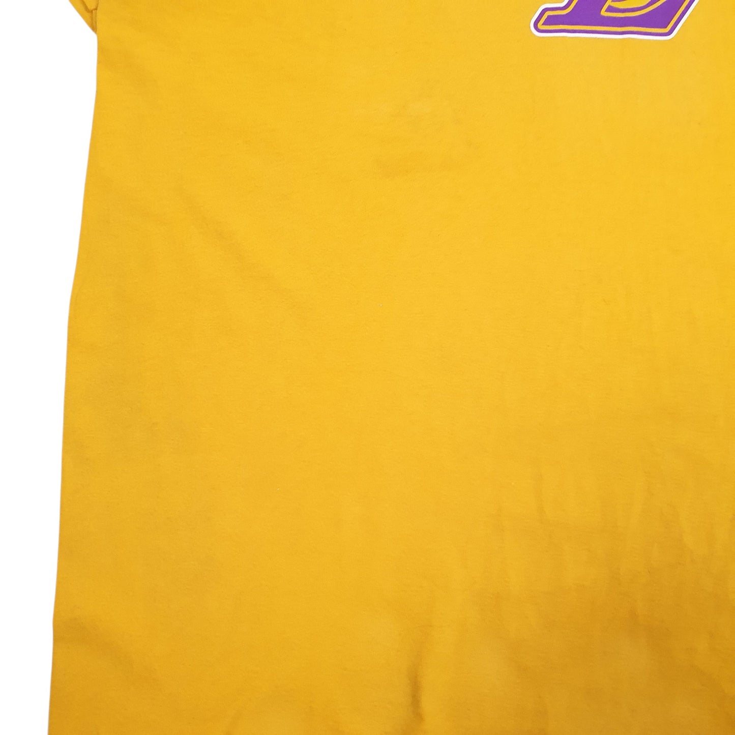 Mens Yellow NBA Los Angeles Lakers  T Shirt