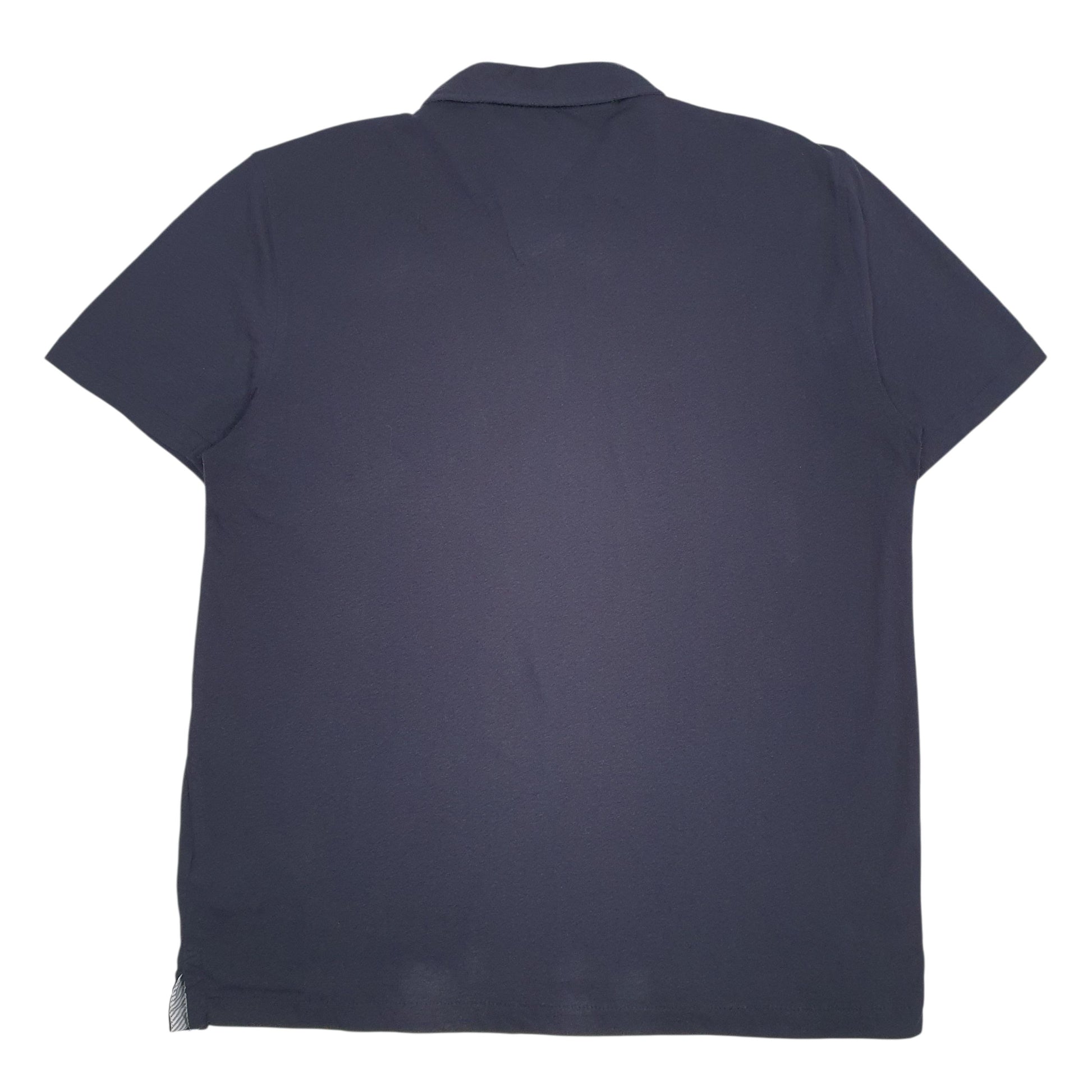 Mens Navy Tommy Hilfiger  Hoodie Polo Shirt