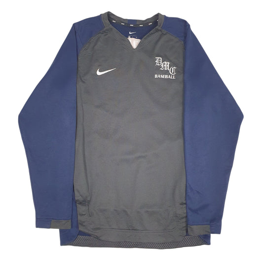 Mens Navy Nike Baseball Crewneck Jumper