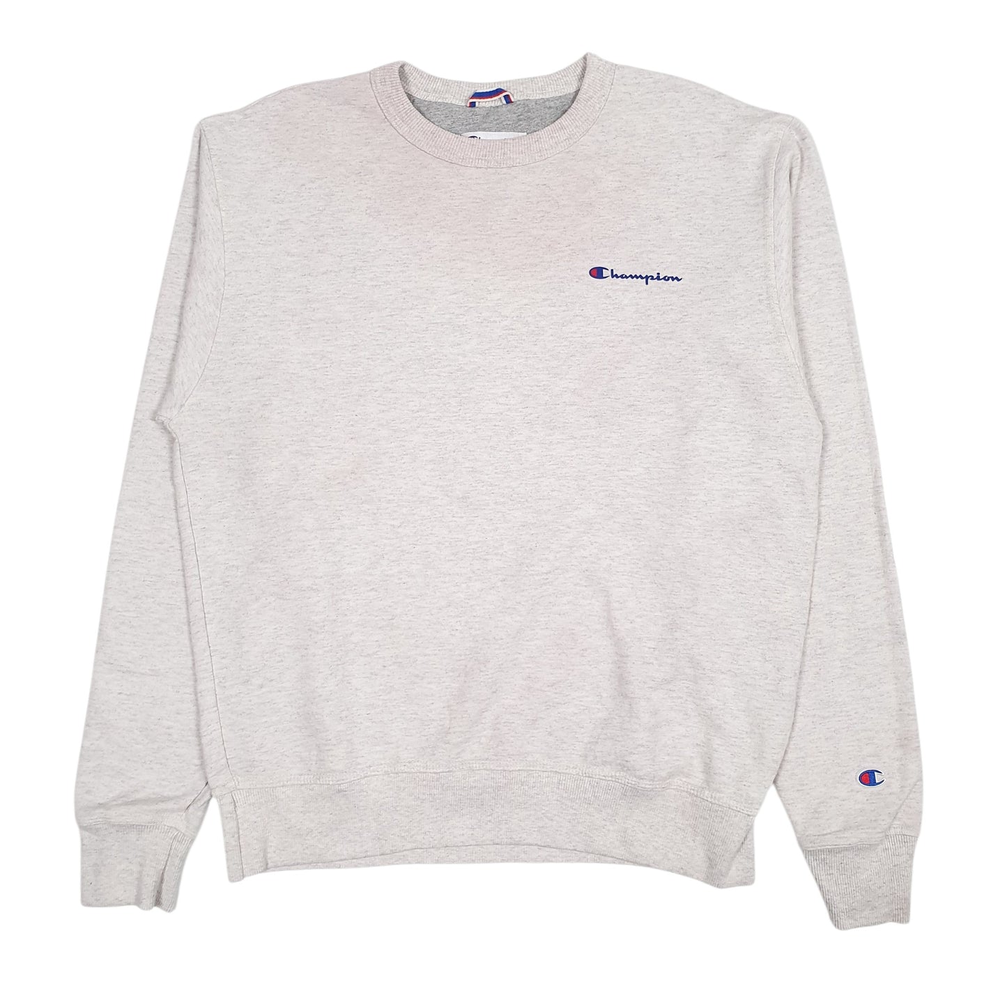 Mens Grey Champion  Crewneck Jumper