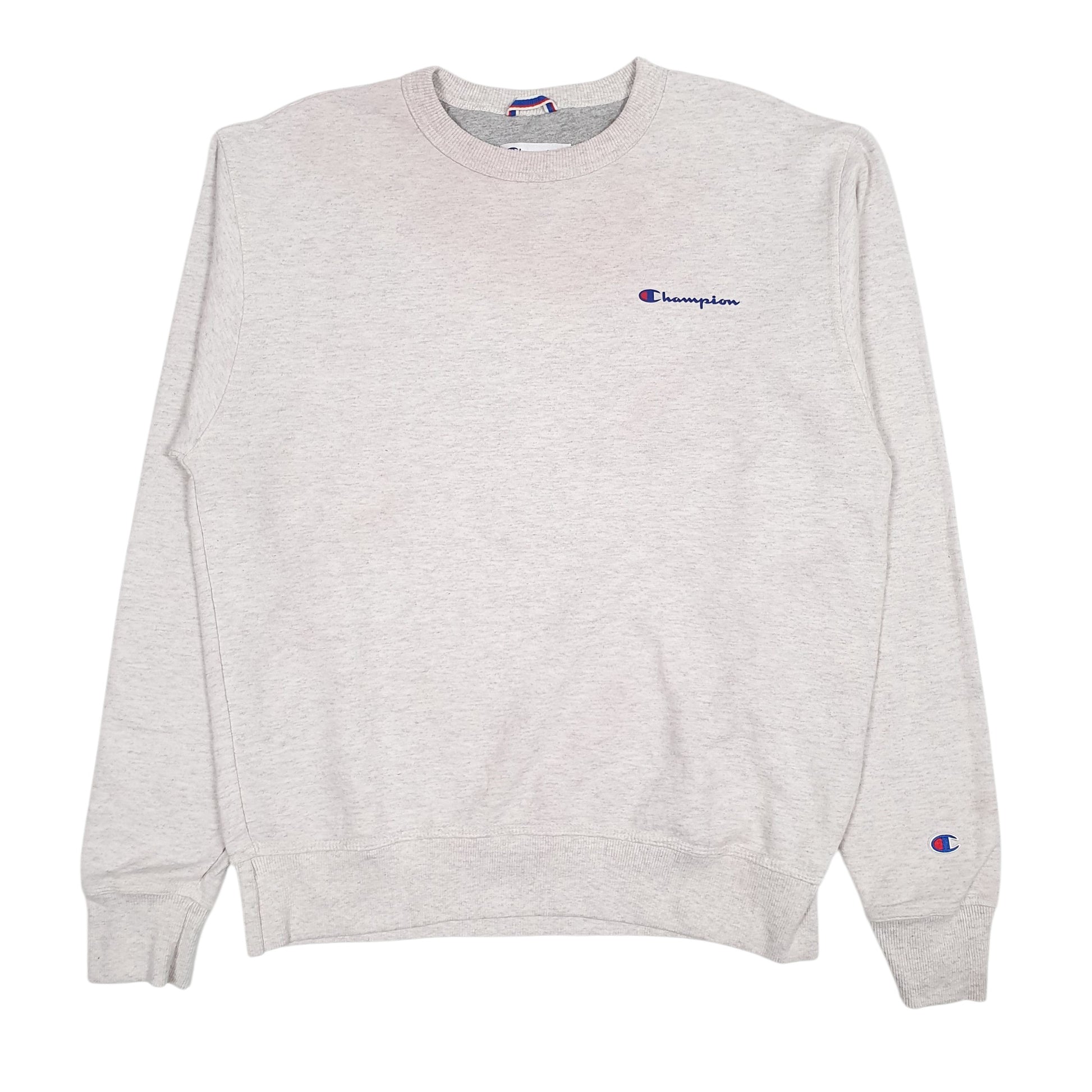 Mens Grey Champion  Crewneck Jumper