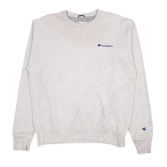 Mens Grey Champion  Crewneck Jumper