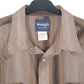 Mens Brown Wrangler Pearl Snap Western  Shirt