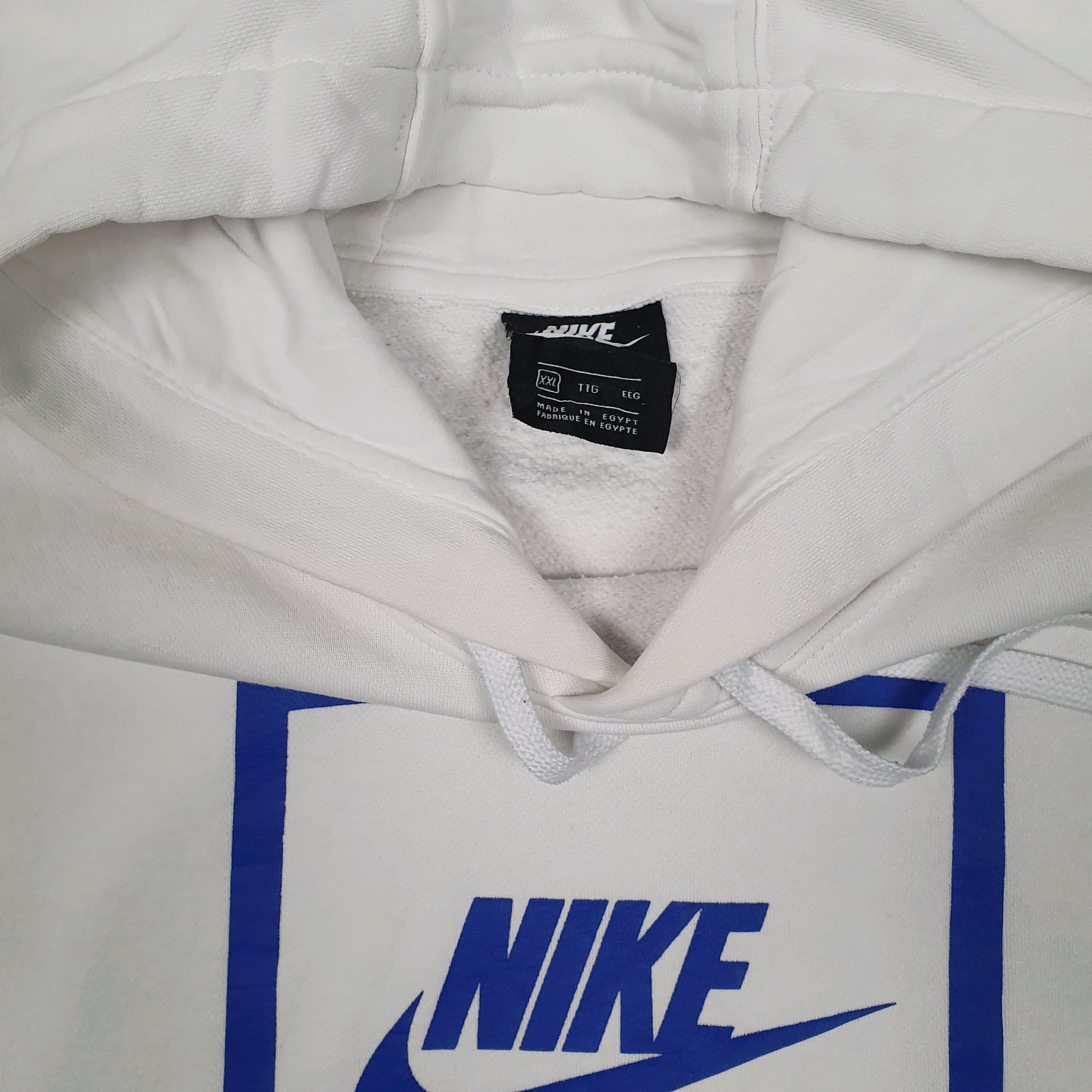 Mens White Nike  Hoodie Jumper