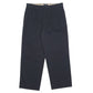 Mens Black Dockers Pleated Chino Trousers