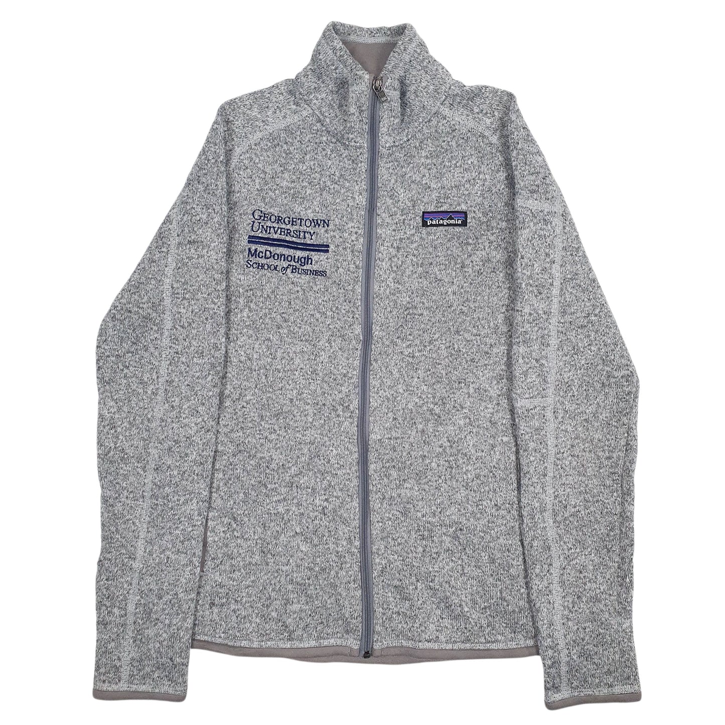 Womens Grey Patagonia  Full Zip Jumper