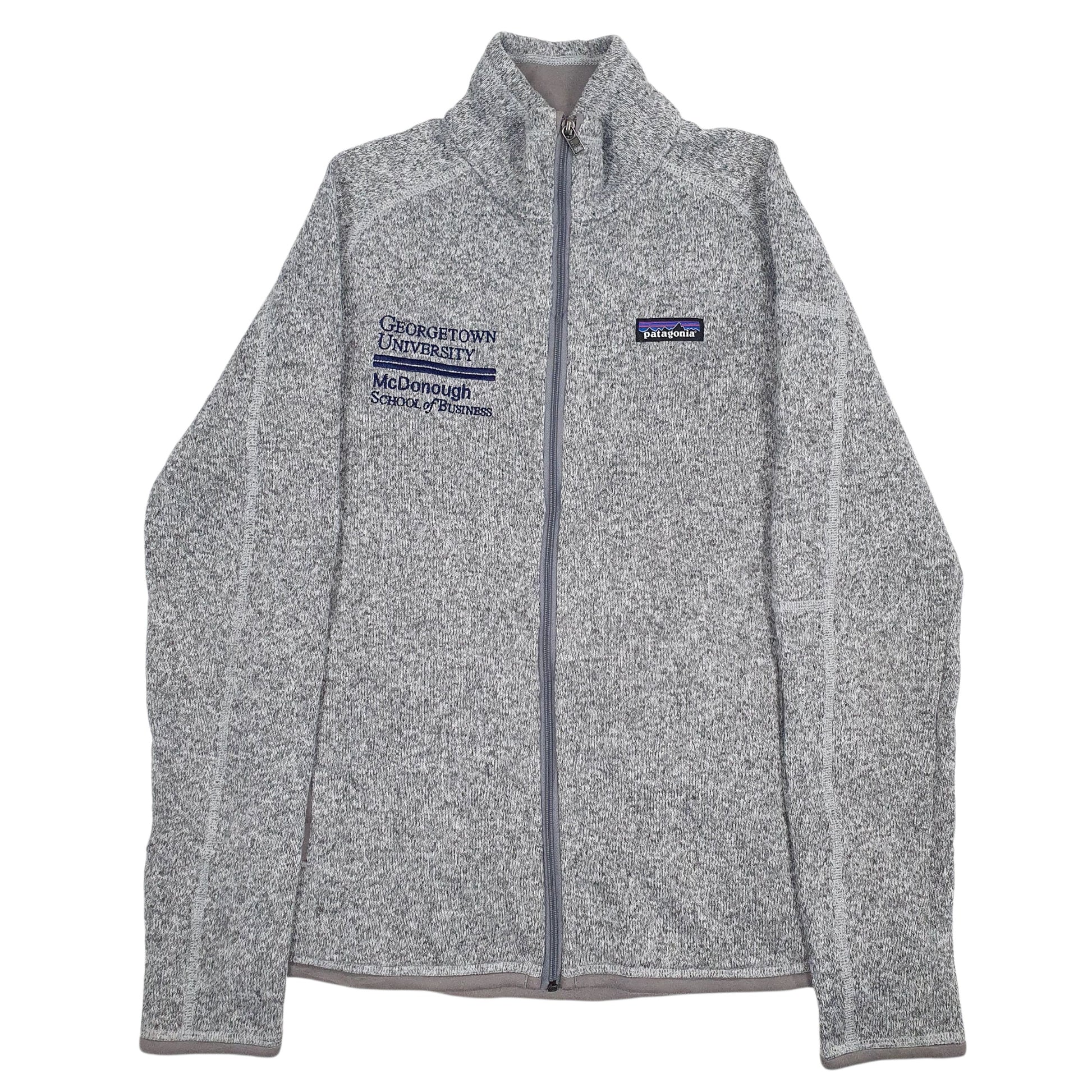 Womens Grey Patagonia  Full Zip Jumper