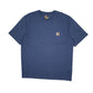 Mens Blue Carhartt  Short Sleeve T Shirt