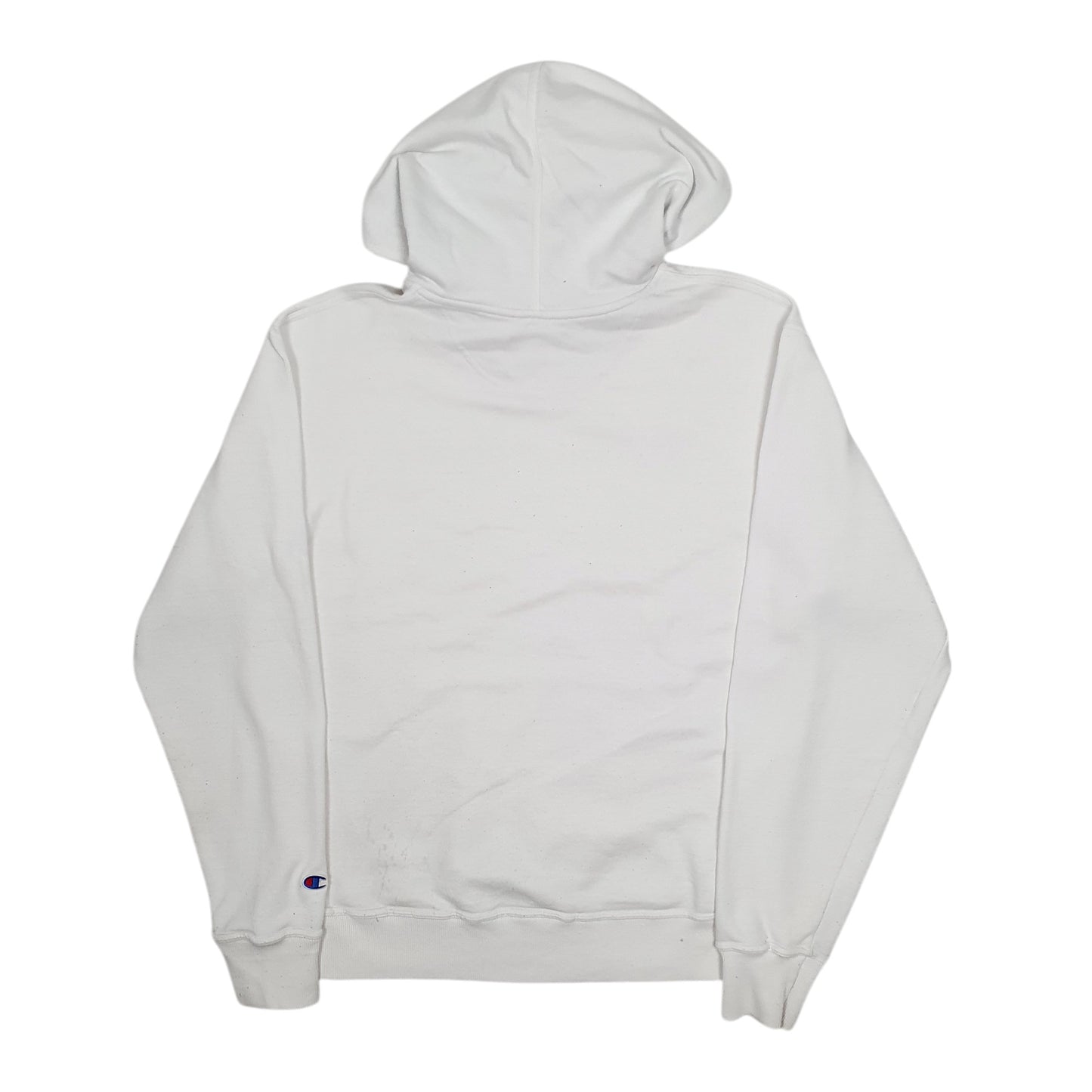 Mens White Champion  Hoodie Jumper