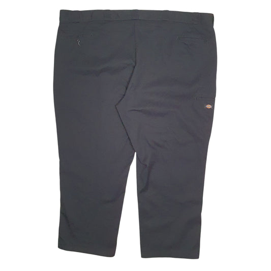 Mens Black Dickies Workwear Loose Fit  Trousers