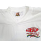 Mens White Speed Zone Single Stitch Vintage 90s Nascar Dupont  T Shirt