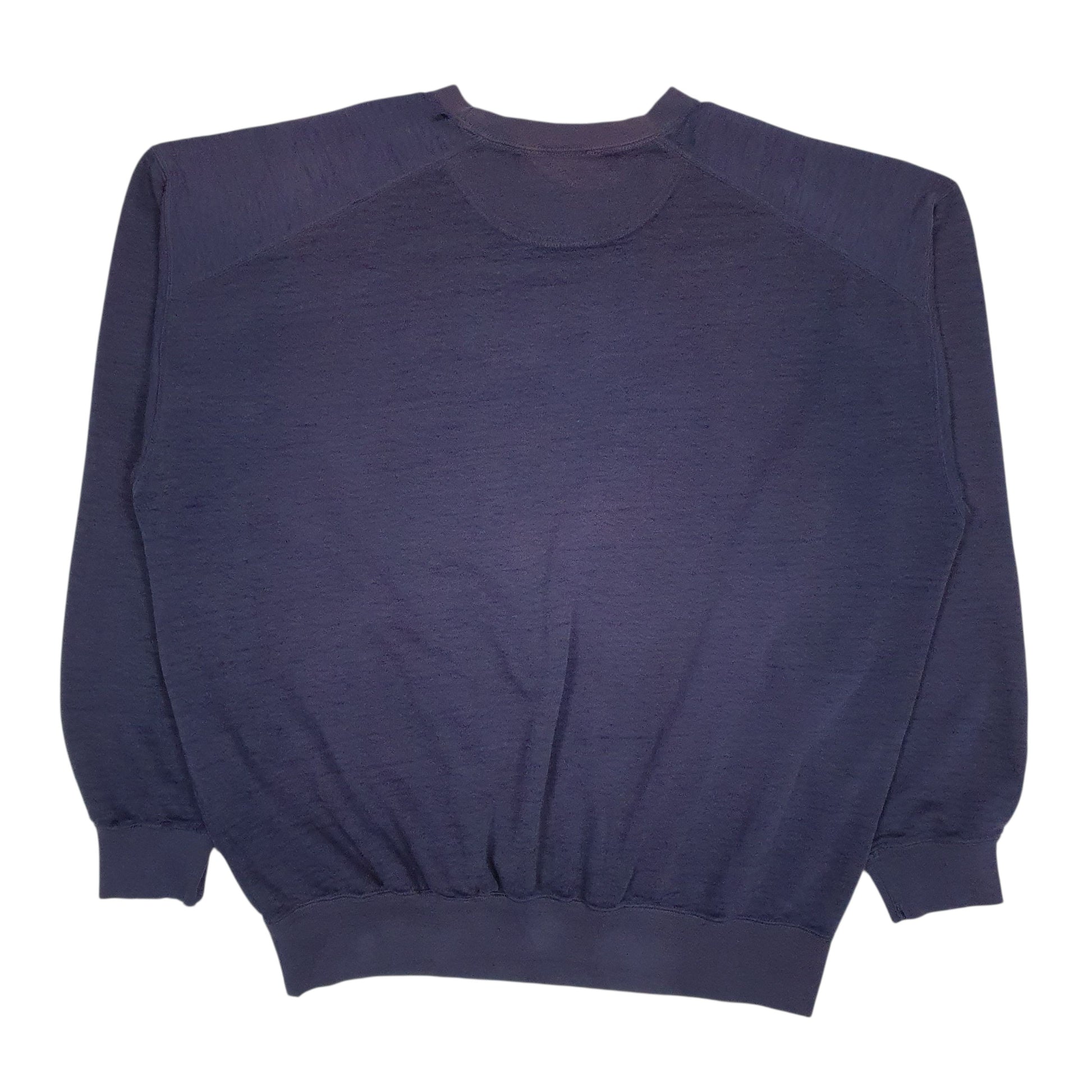 Mens Blue Hard Rock Spellout Las Vegas Lightweight Crewneck Jumper