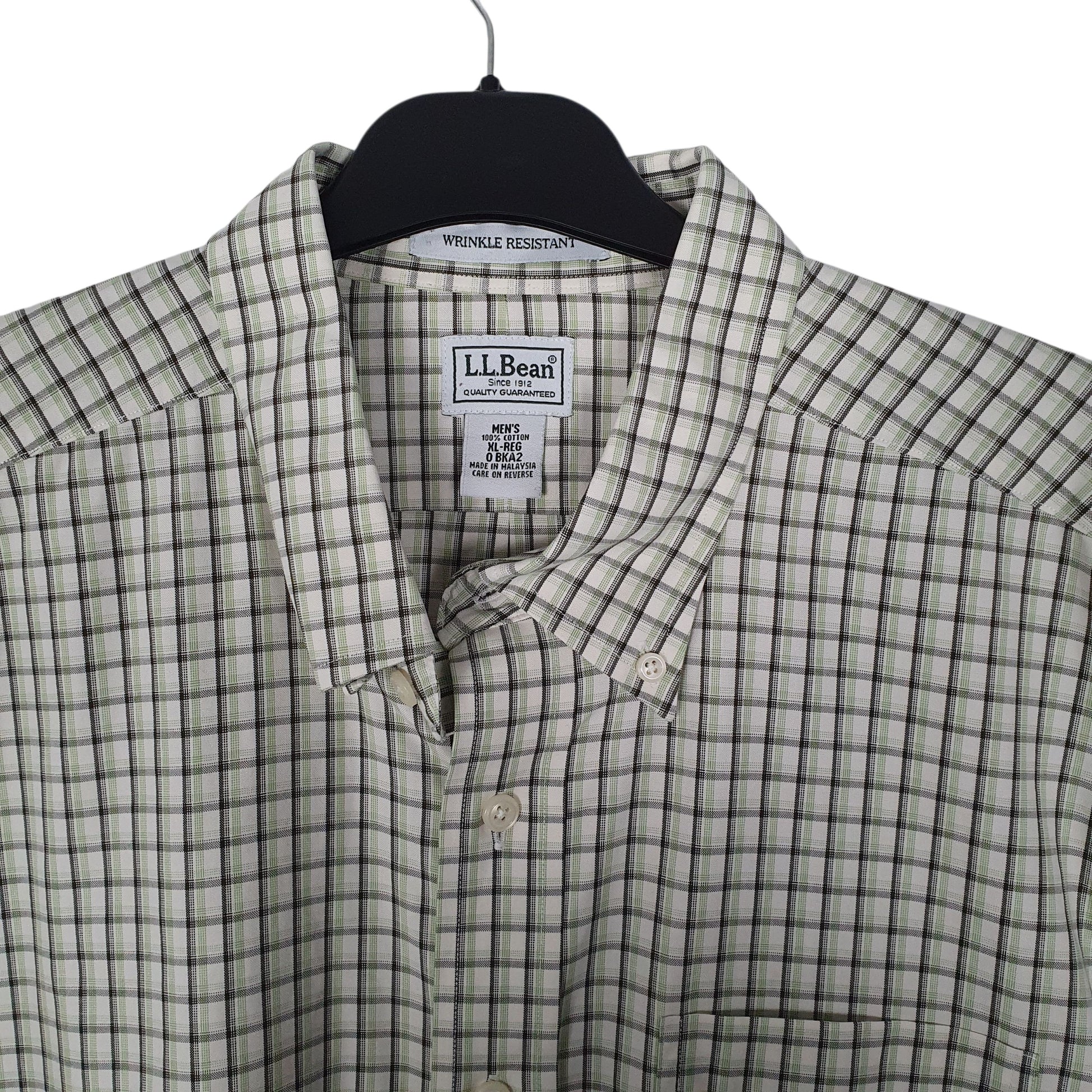 Mens Green L.L.Bean   Shirt