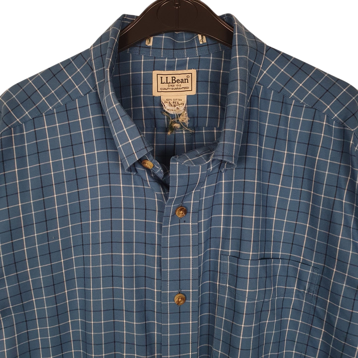 Mens Blue L.L.Bean   Shirt