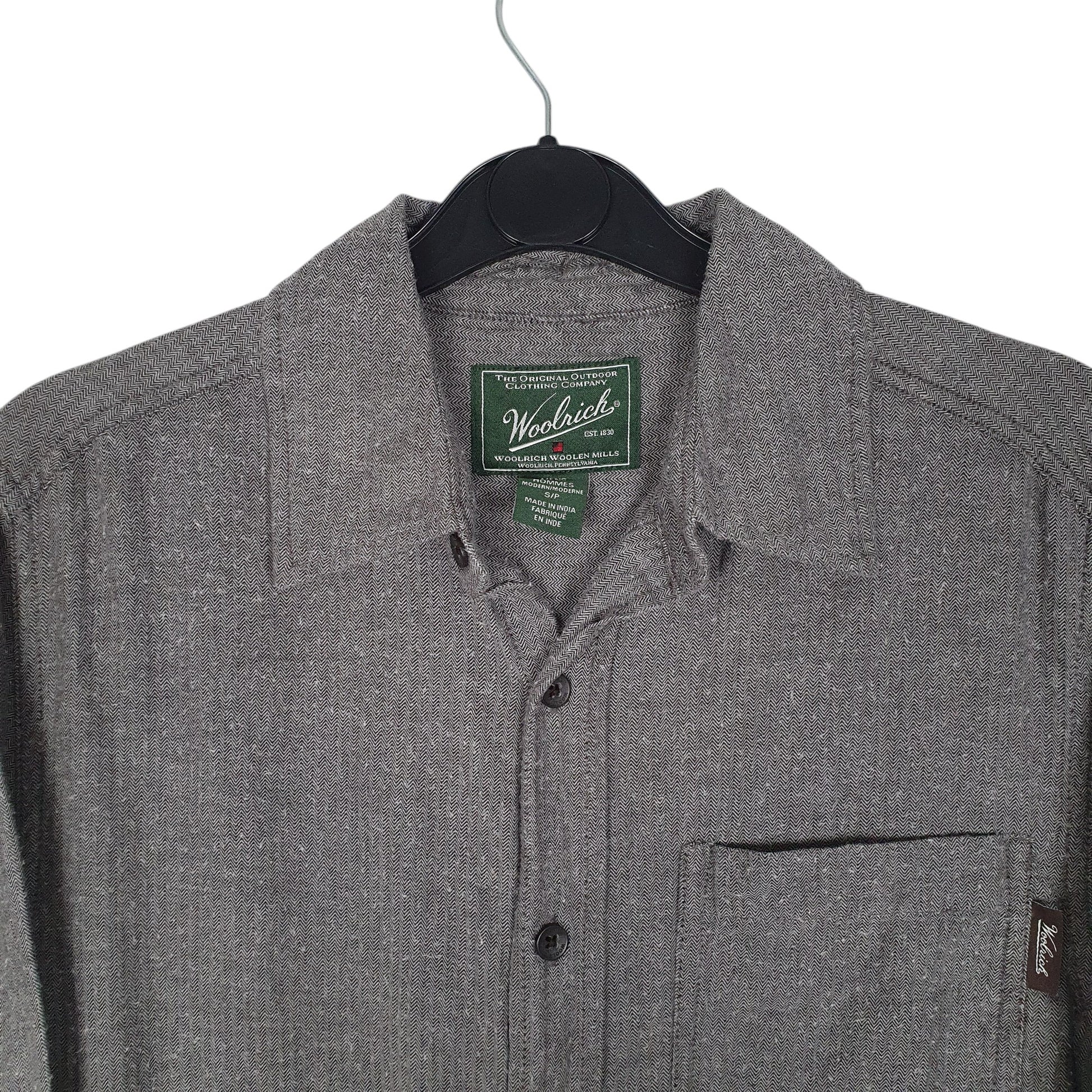 Mens Grey Woolrich   Shirt