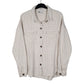 Womens Beige Hollister Boyfriend Fit Long Sleeve Shirt