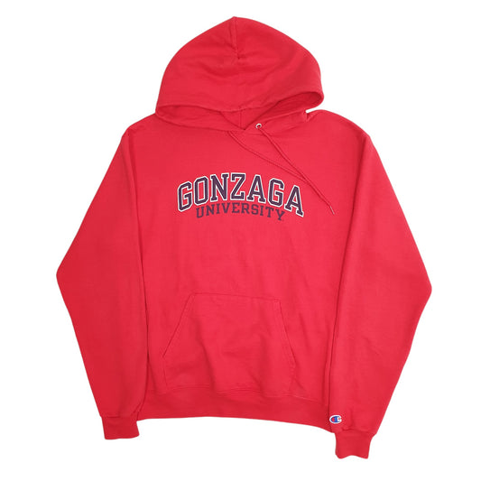 Mens Red Champion Gonzago Hoodie Jumper