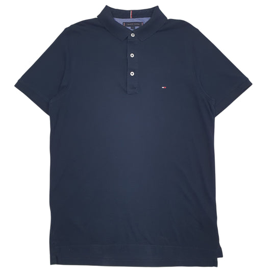 Mens Grey Tommy Hilfiger  Short Sleeve Polo Shirt