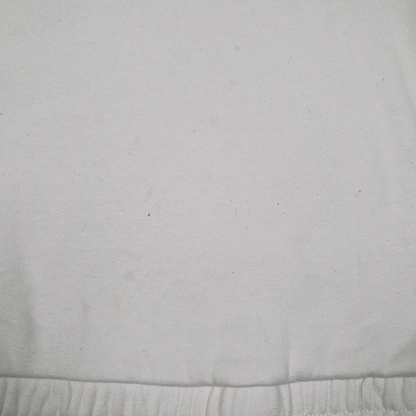 Mens White Fila  Quarter Zip Jumper