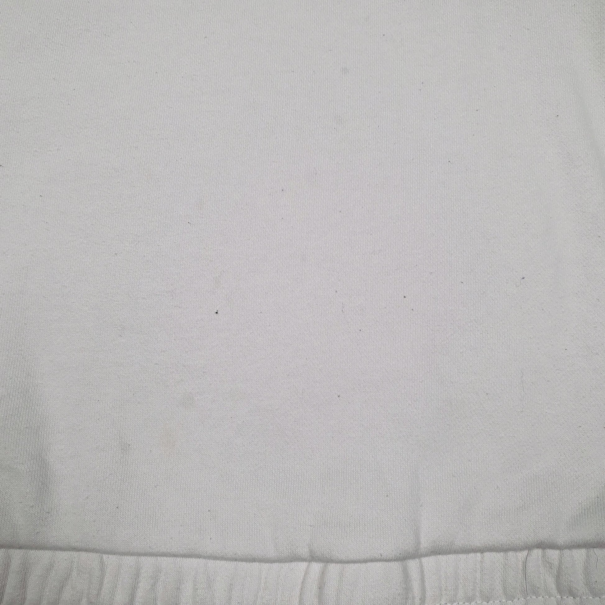 Mens White Fila  Quarter Zip Jumper