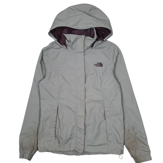 Womens Grey The North Face Hyvent Full Zip Coat