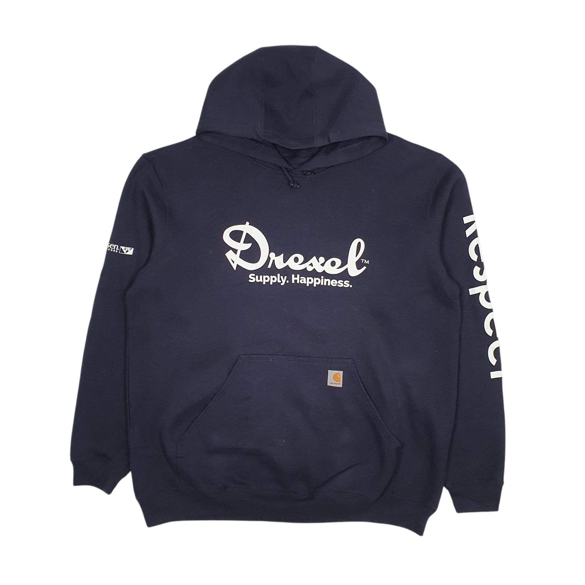 Mens Navy Carhartt Drexel Hoodie Jumper