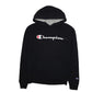 Mens Black Champion  Hoodie Jumper