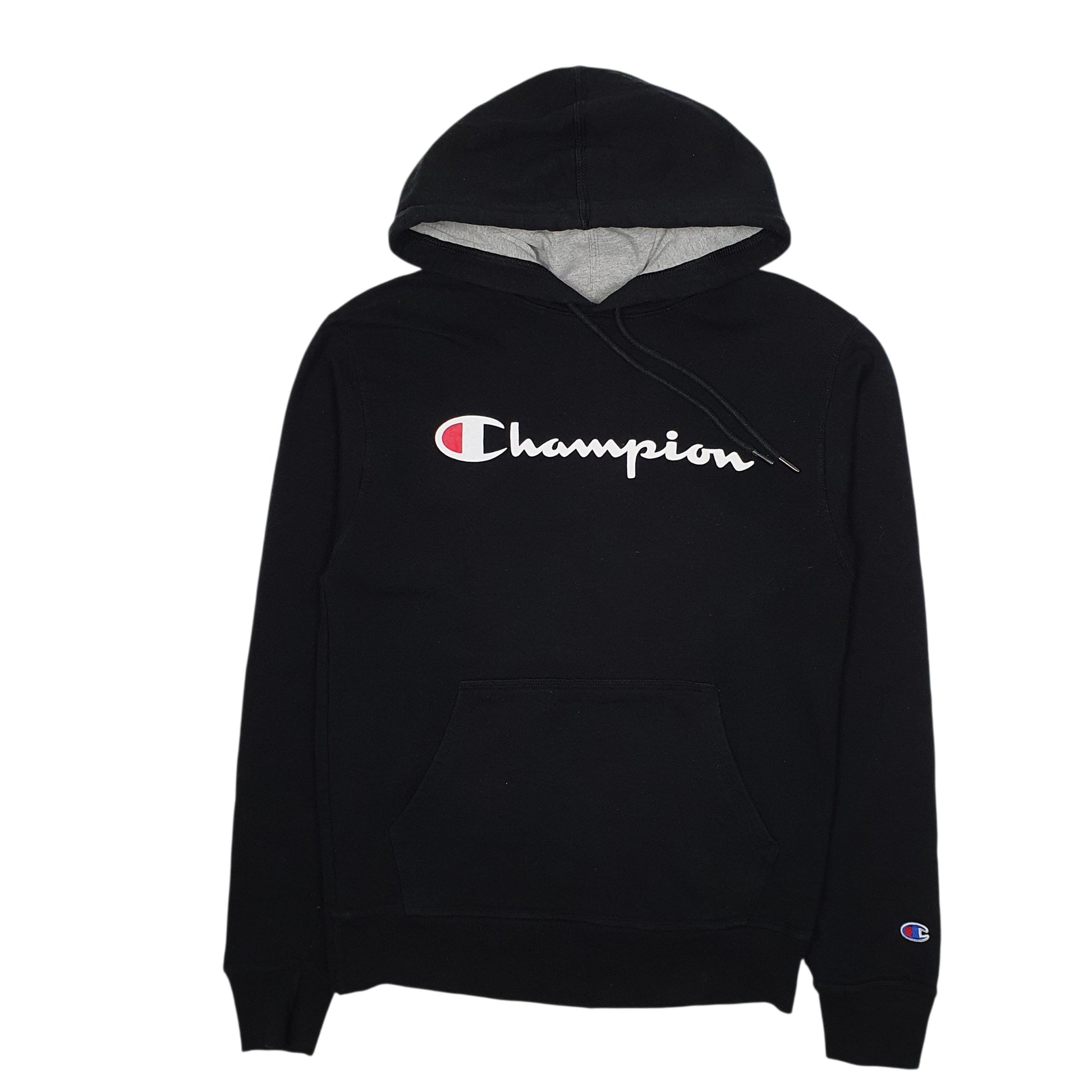 Mens Black Champion  Hoodie Jumper