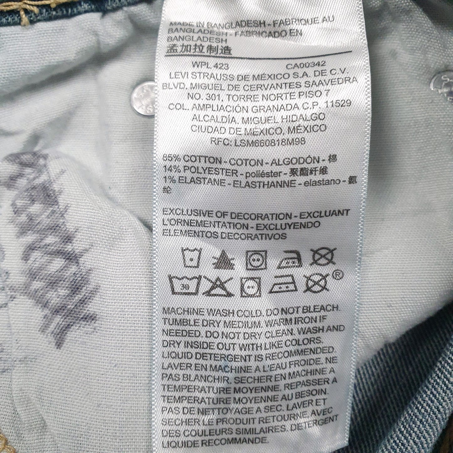 Mens Blue Levis   Jeans