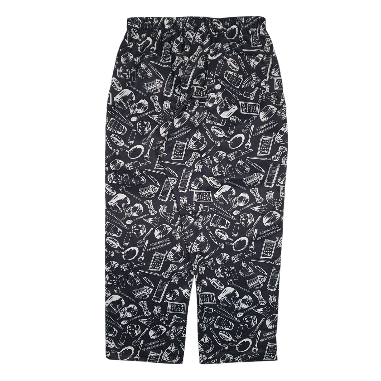 Mens Black Chefs Trousers   Trousers