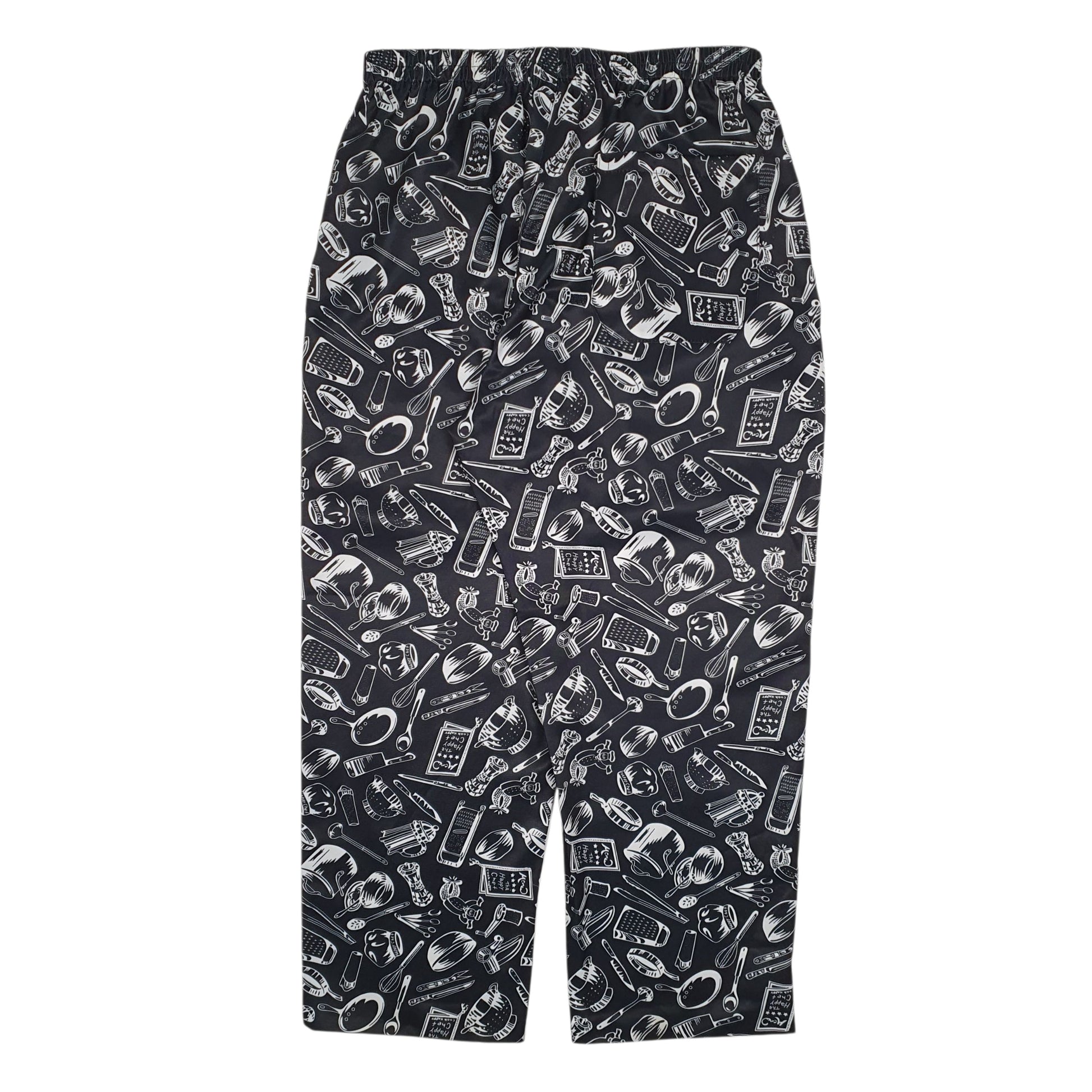 Mens Black Chefs Trousers   Trousers